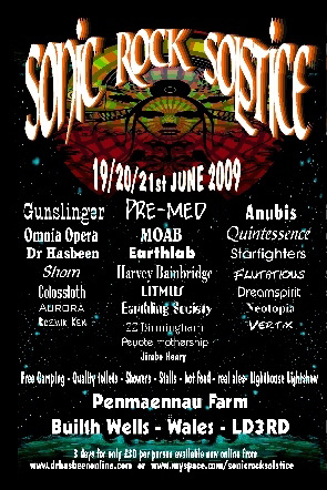 Sonic Rock Solstice flyer