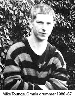 Mike Tounge- drummer extrordinaire